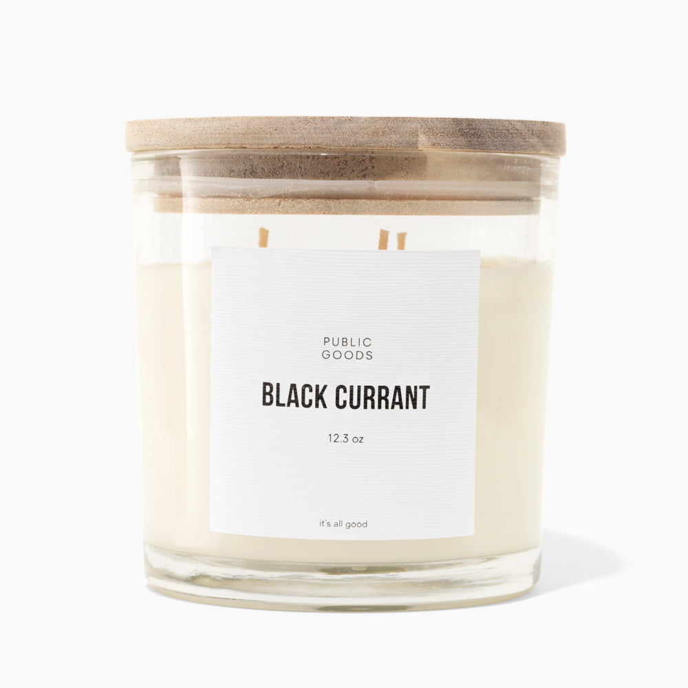 Black Currant Soy Candle
