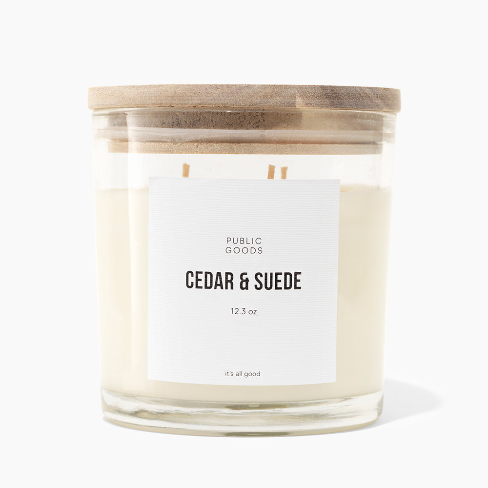 Cedar & Suede Soy Candle