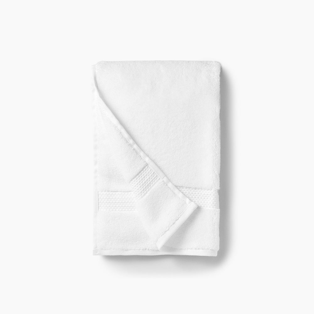 Organic Cotton White Hand Towel
