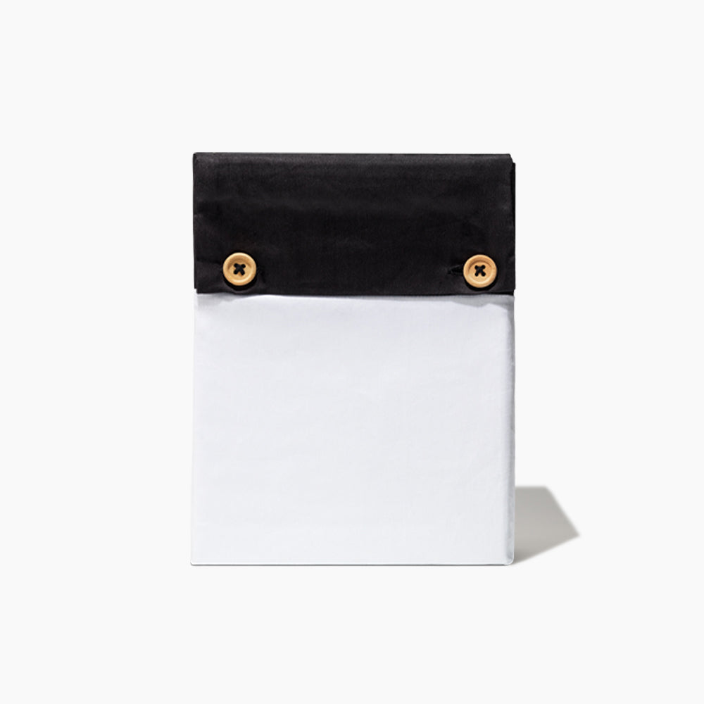 Organic Cotton White Pillow Case Set