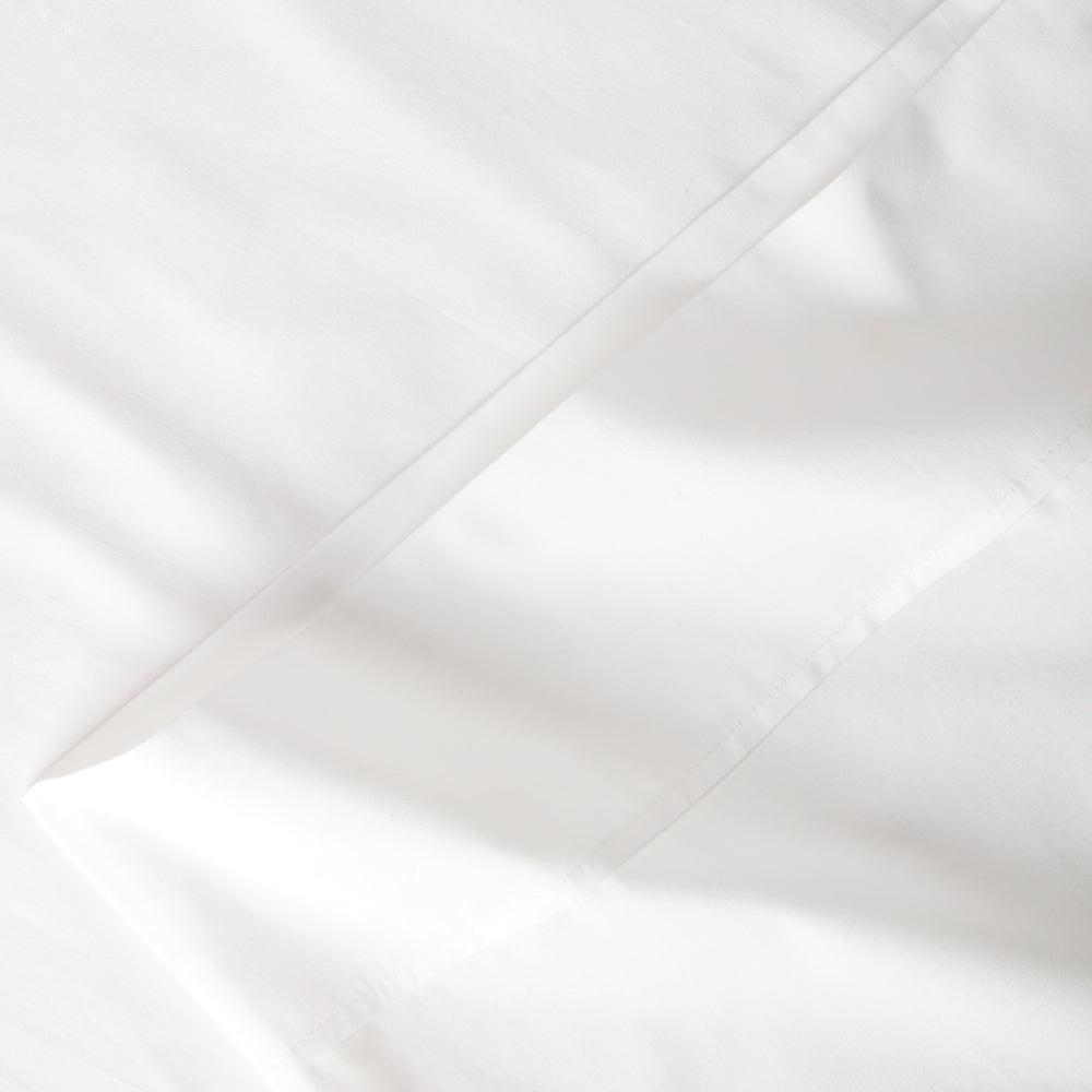 Organic Cotton White Pillow Case Set