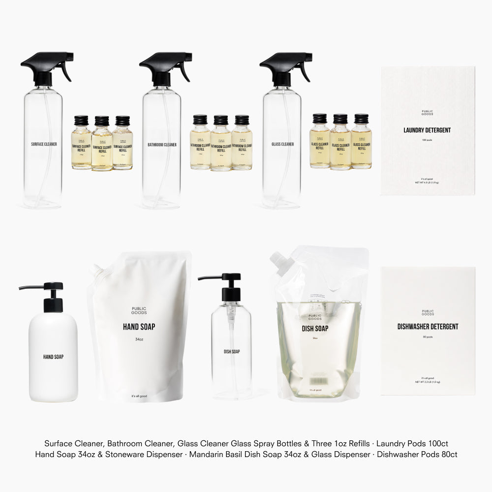 Cleaning Essentials With Refills Set