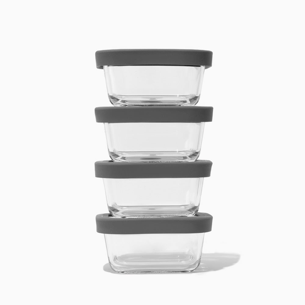 Square Glass Food Storage Containers