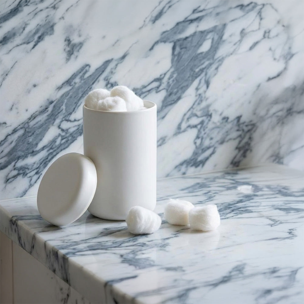 Stoneware Vanity Jar