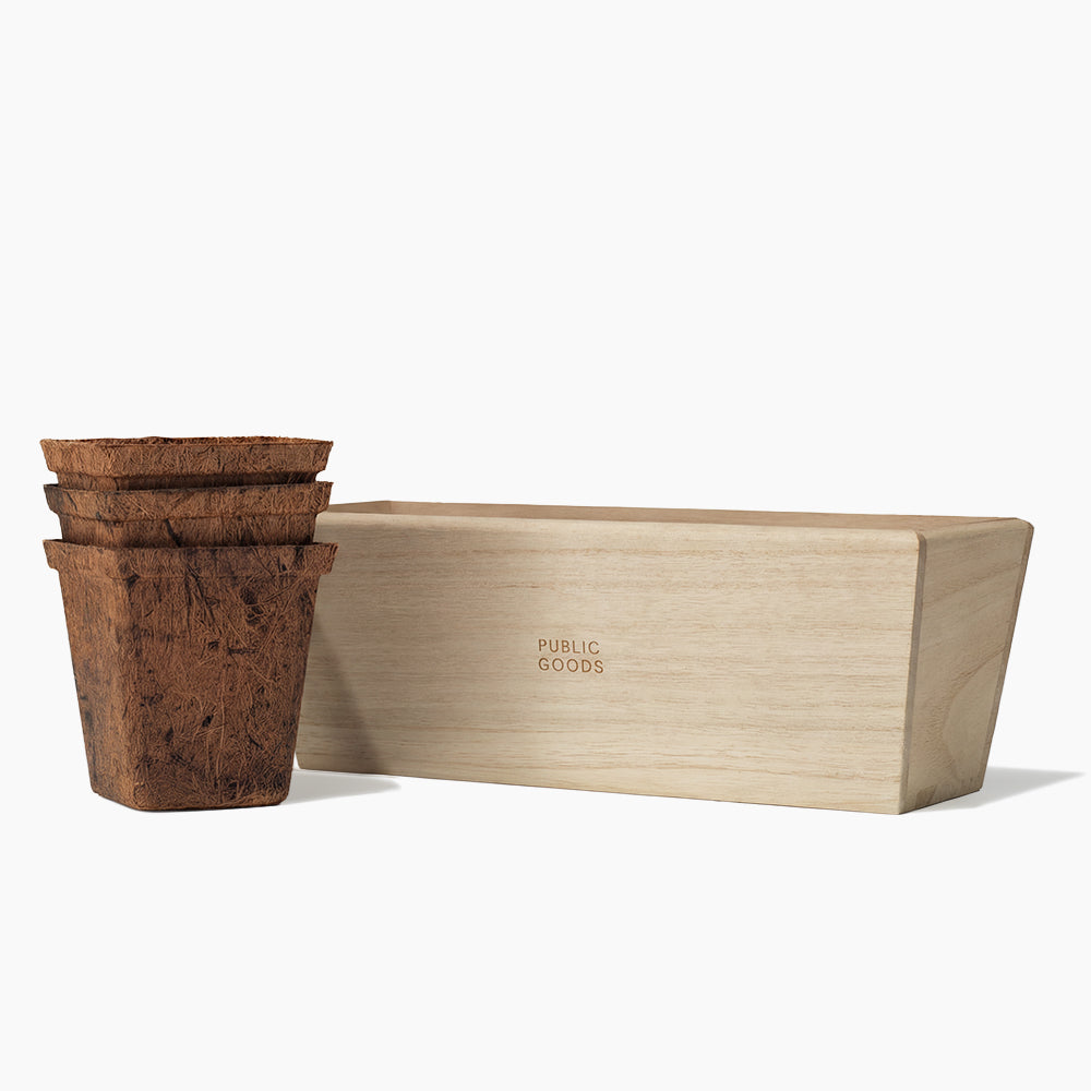 Wooden Herb Planter